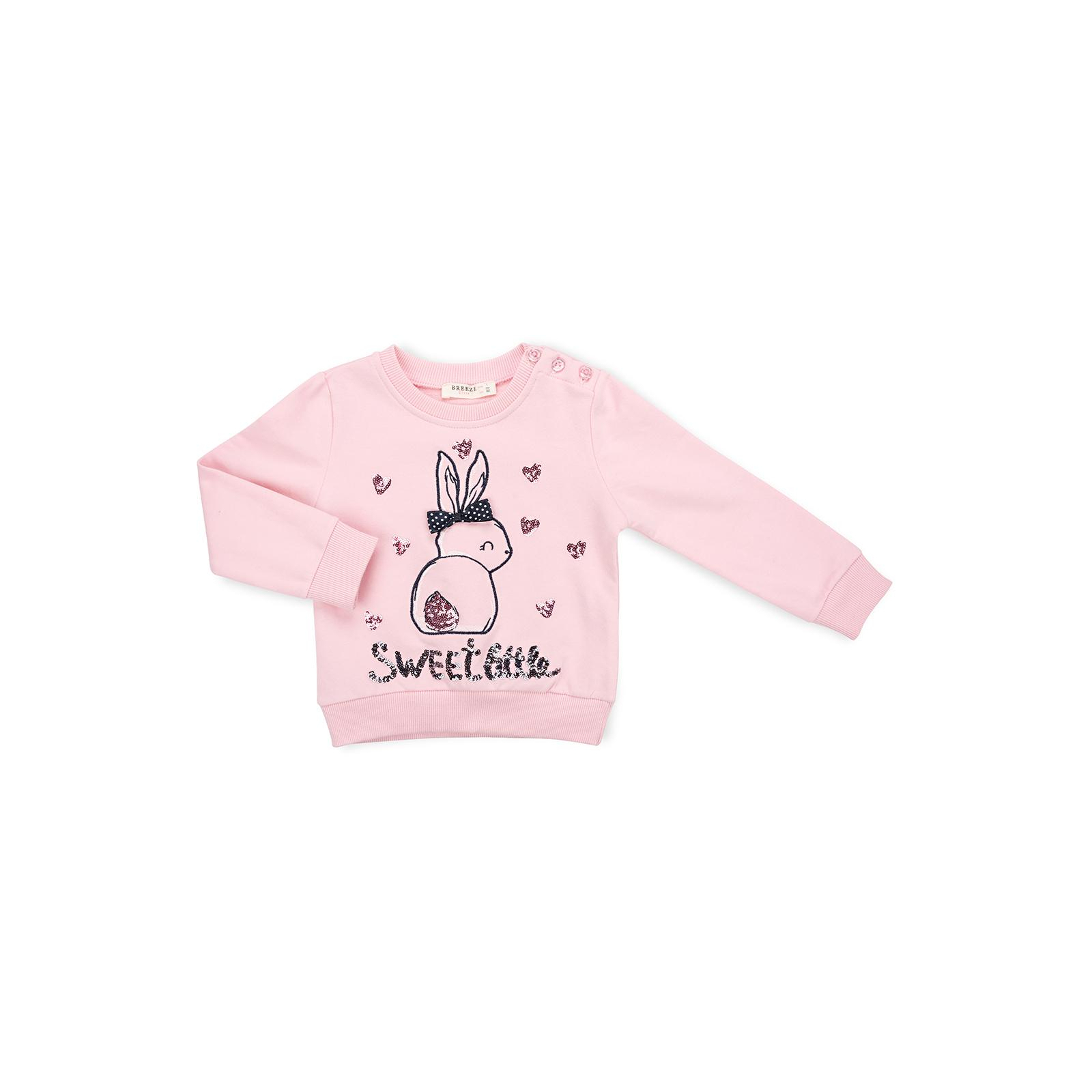 Набір дитячого одягу Breeze з кроликом (11406-80G-pink) зображення 2