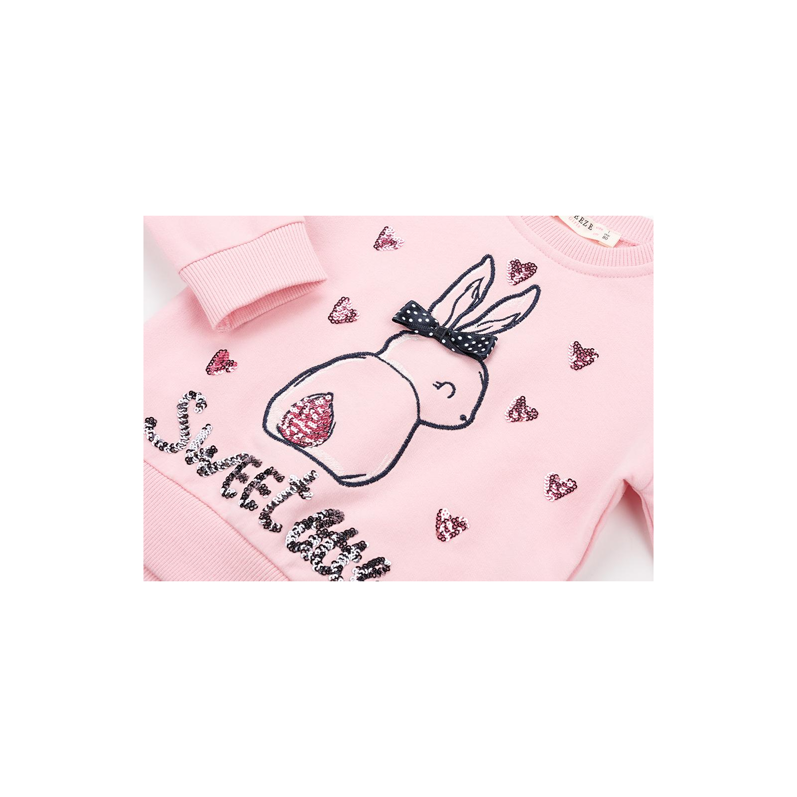 Набір дитячого одягу Breeze з кроликом (11406-80G-pink) зображення 9