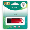USB флеш накопитель Apacer 8GB AH25A Black USB 3.1 Gen1 (AP8GAH25AB-1) изображение 5