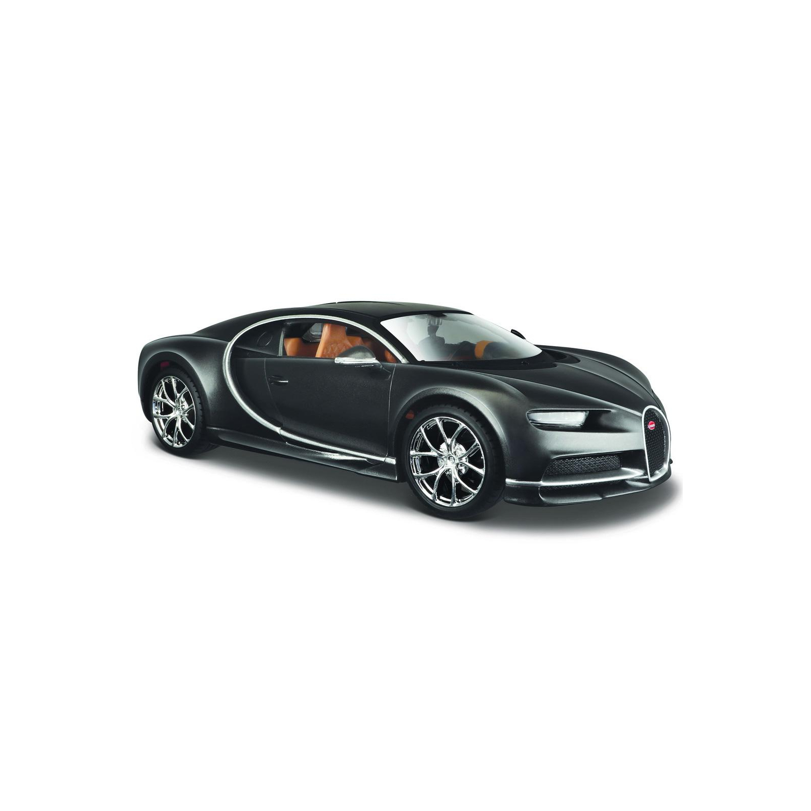 Машина Maisto Bugatti Chiron (1:24) серый металлик (31514 met. grey)