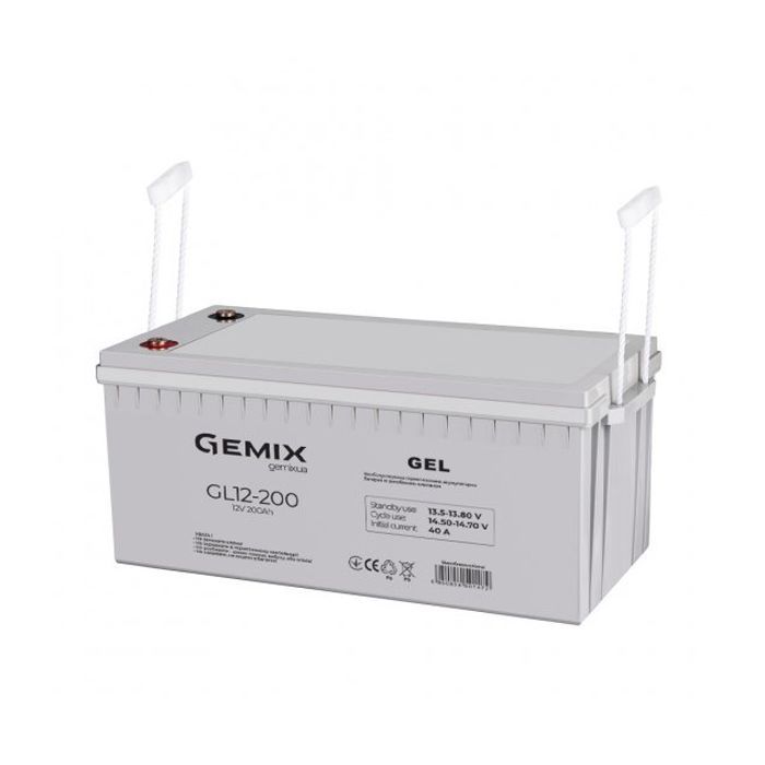 Батарея до ДБЖ Gemix GL 12В 200Ач (GL12-200) зображення 2
