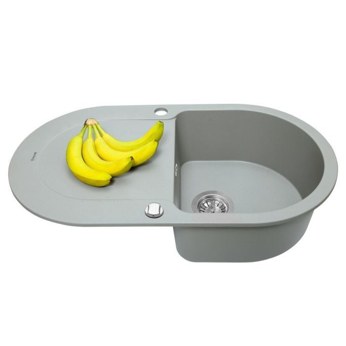 Мойка кухонная Perfelli IZETTA OGI 1141-78 GREY METALLIC изображение 3