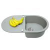 Мойка кухонная Perfelli IZETTA OGI 1141-78 GREY METALLIC изображение 3