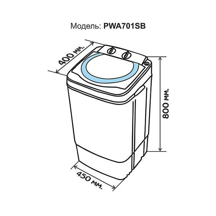 Стиральная машина PRIME Technics PWA701SB изображение 11