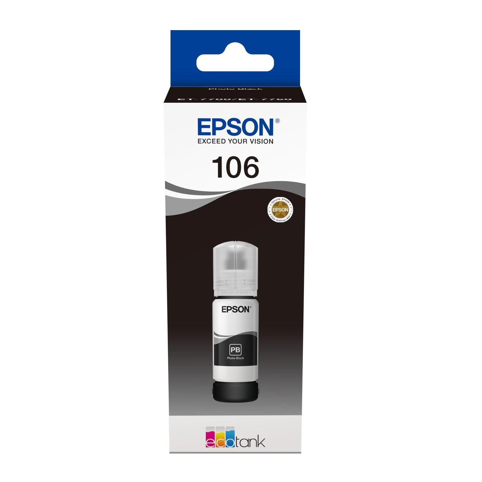 Контейнер з чорнилом Epson 105 black pigmented (C13T00Q140)