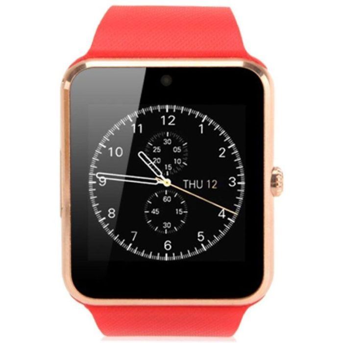 Смарт-годинник UWatch Smart GT08 Gold/Red (F_47464) зображення 2