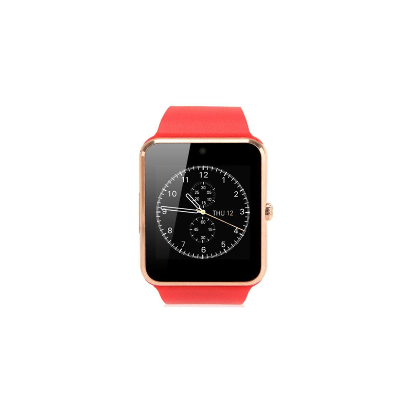 Смарт-годинник UWatch Smart GT08 Gold/Red (F_47464) зображення 2