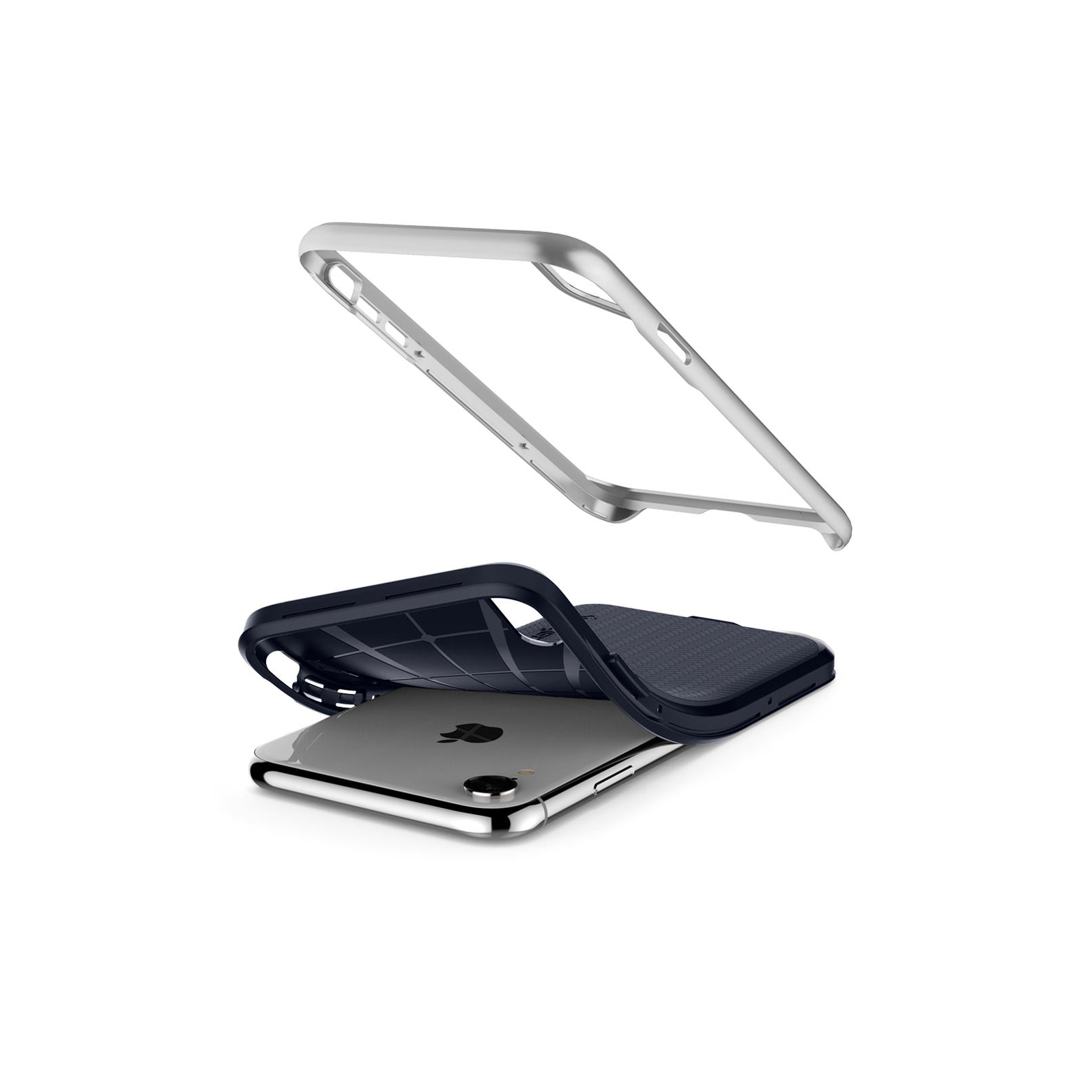 Чехол для мобильного телефона Spigen iPhone XR Neo Hybrid Satin Silver (064CS24880) изображение 4