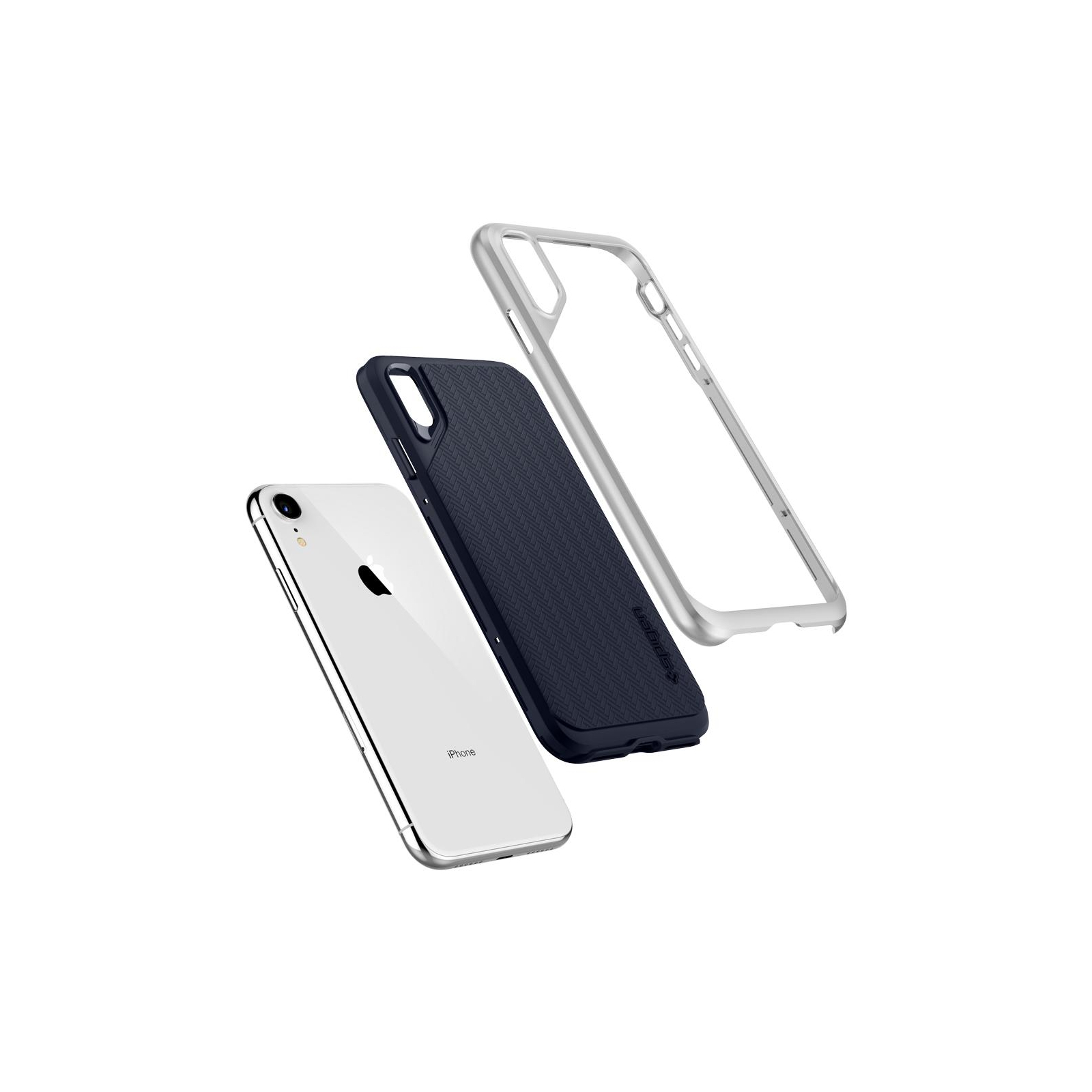 Чехол для мобильного телефона Spigen iPhone XR Neo Hybrid Satin Silver (064CS24880) изображение 5