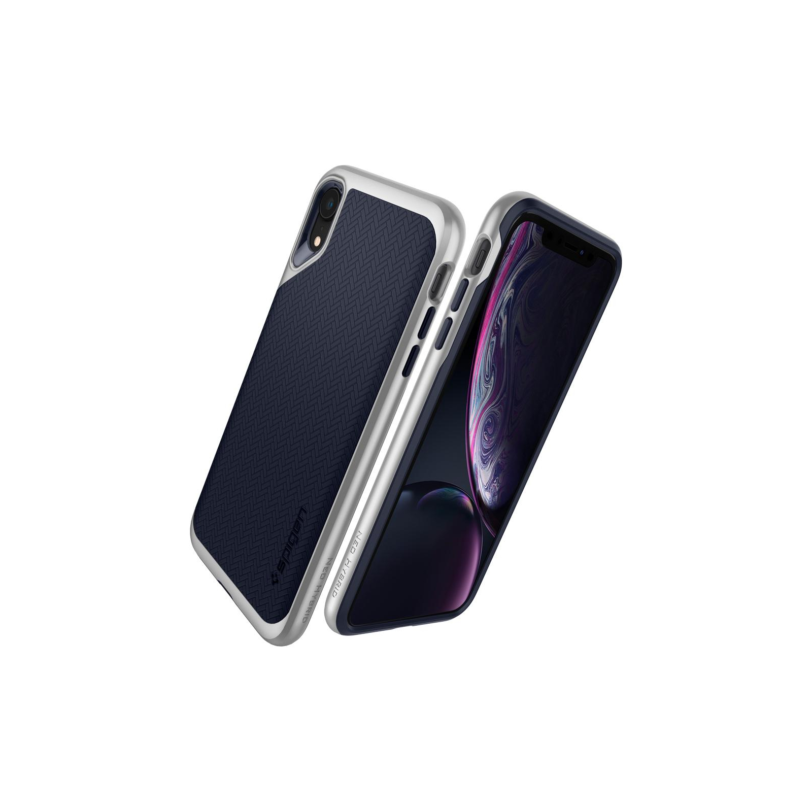 Чехол для мобильного телефона Spigen iPhone XR Neo Hybrid Satin Silver (064CS24880) изображение 6