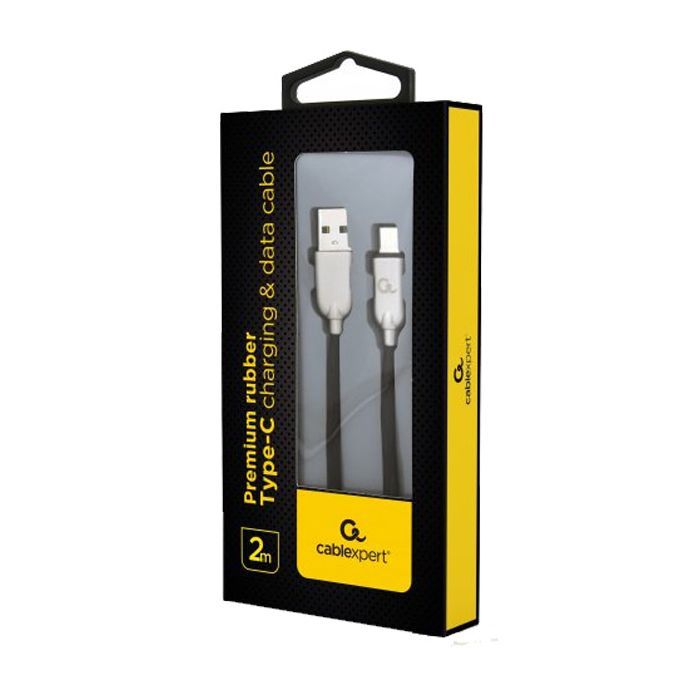 Дата кабель USB 2.0 AM to Type-C 2.0m Cablexpert (CC-USB2R-AMCM-2M-W) изображение 2