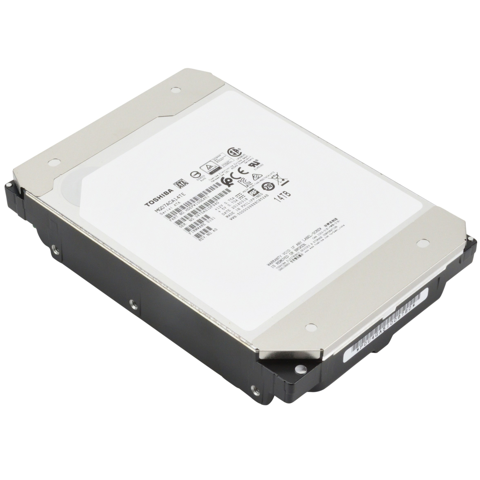 Жорсткий диск для сервера 3.5'' 14TB Toshiba (MG07ACA14TE) зображення 2