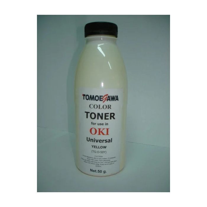 Тонер OKI UNIVERSAL 50г Yellow Tomoegawa (TG-O-50Y)