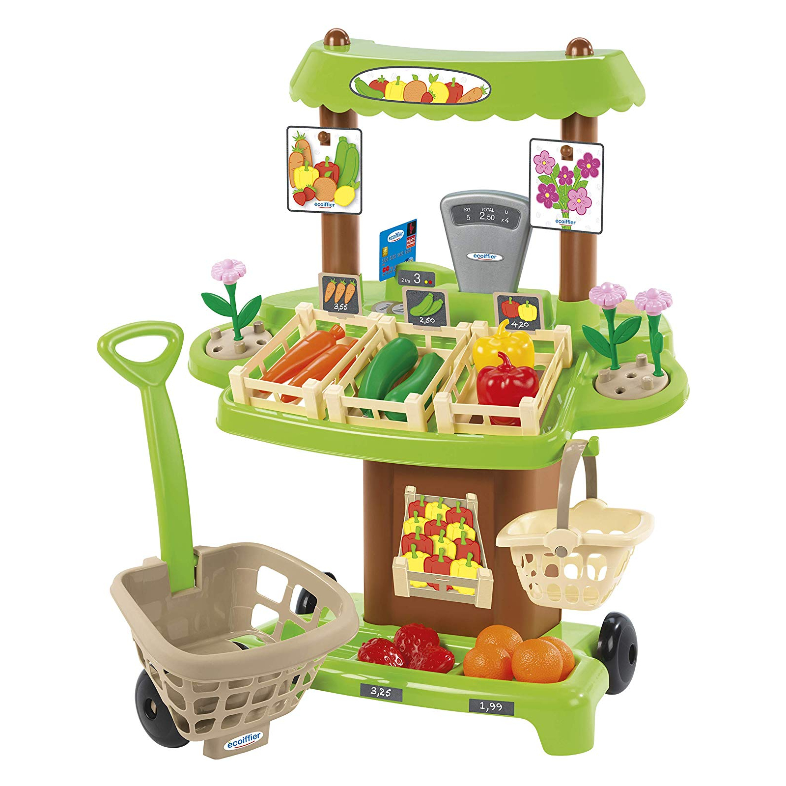 Игровой набор Ecoiffier продуктовый супермаркет Органические продукты (001741)