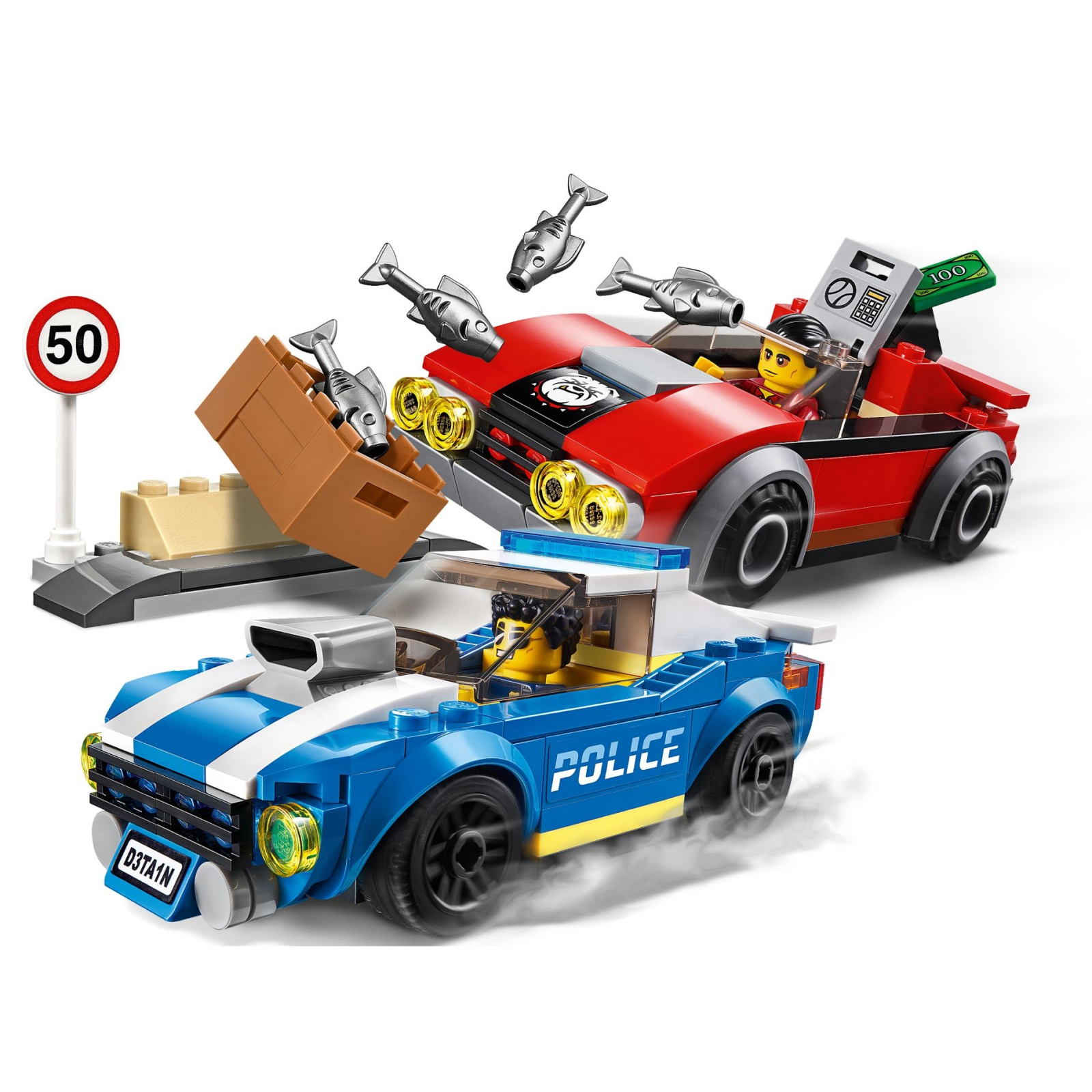Конструктор LEGO Поліцейський арешт на автостраді (60242) зображення 3