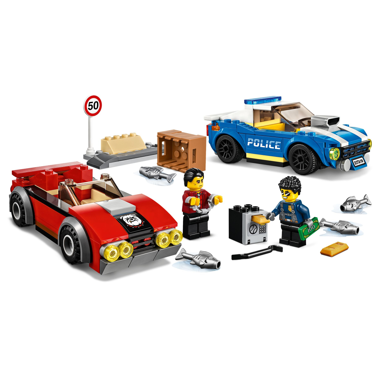 Конструктор LEGO City Police Арест на шоссе 185 деталей (60242) изображение 4