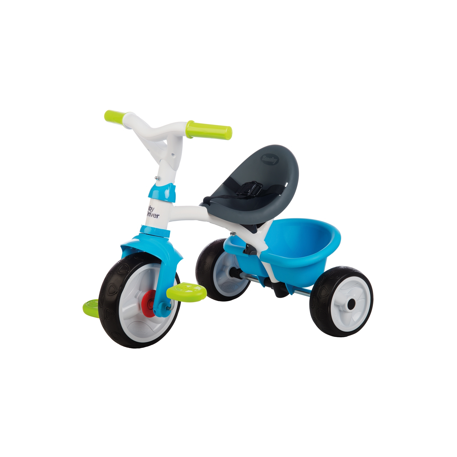 Дитячий велосипед Smoby Бебі Драйвер металевий з козирком і багажником (741200) зображення 3