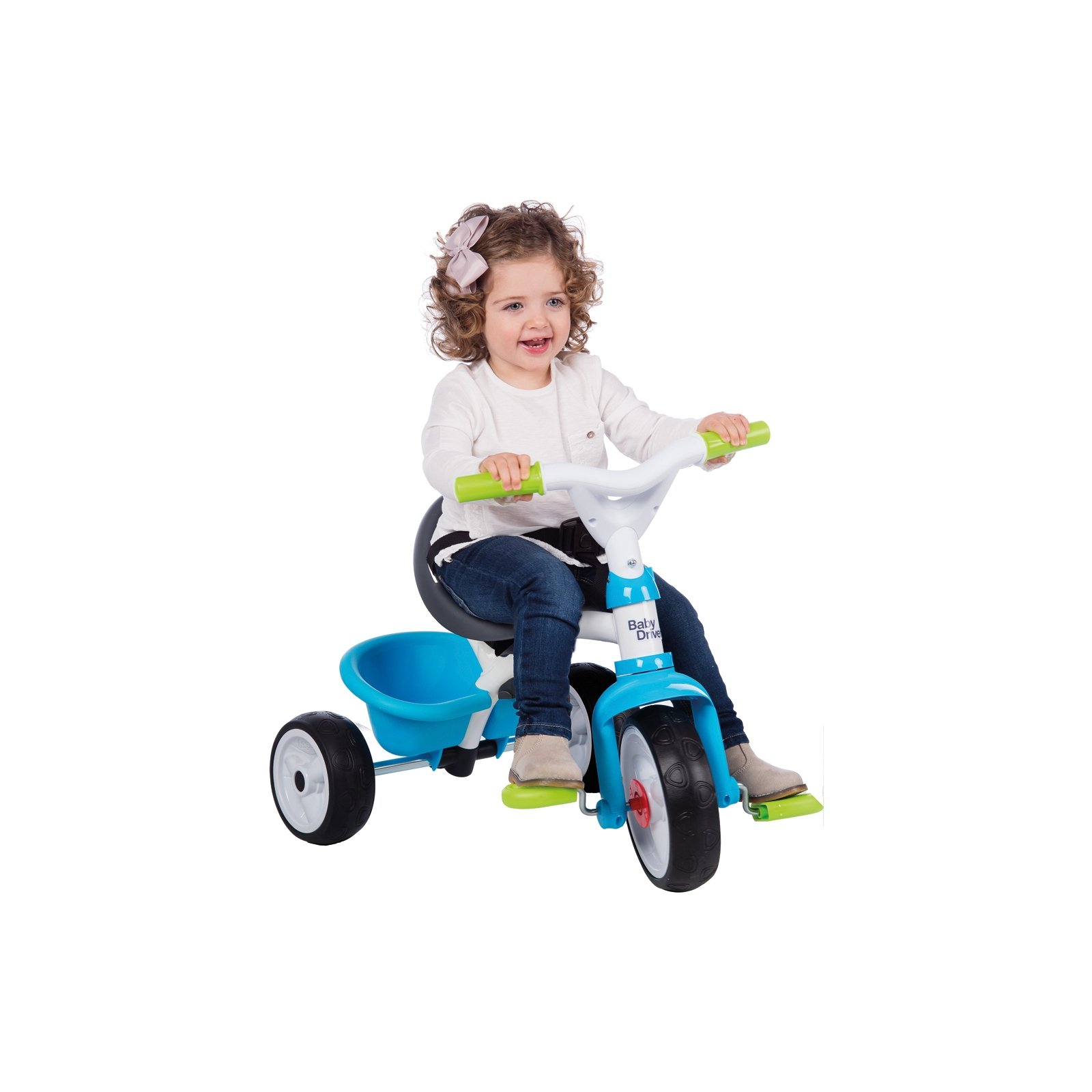 Детский велосипед Smoby Беби Драйвер металлический с козырьком и багажником (741200) изображение 9