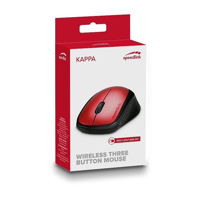 Мышка Speedlink Kappa Wireless Red (SL-630011-RD) изображение 3