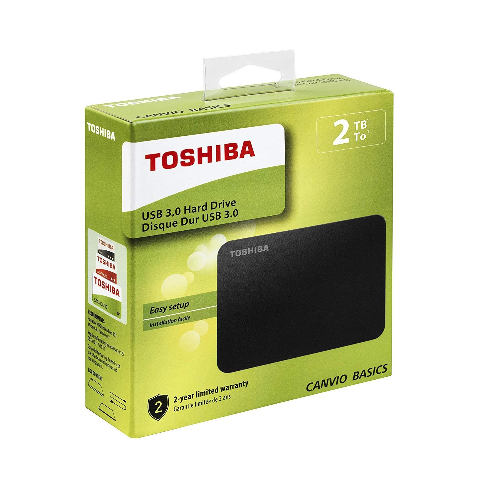 Зовнішній жорсткий диск 2.5" 1TB Toshiba (HDTB410EK3AA) зображення 7