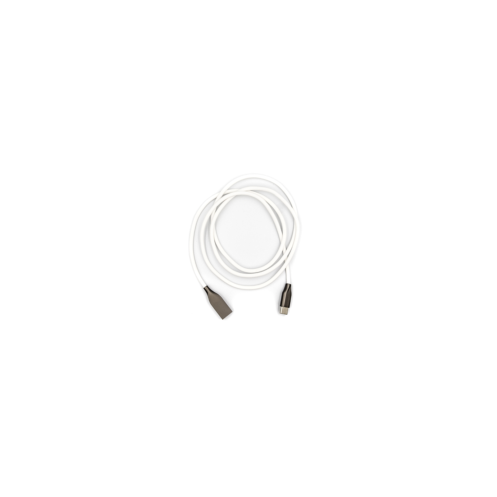 Дата кабель USB 2.0 AM to Type-C 1.0m white PowerPlant (CA910717) изображение 2
