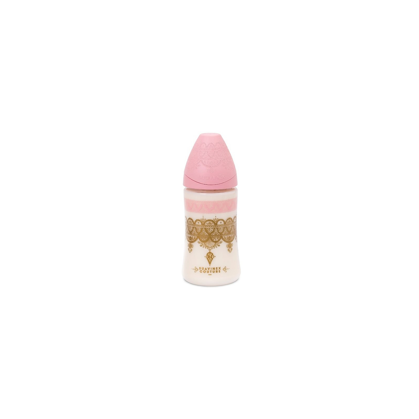 Бутылочка для кормления Suavinex Couture 270 мл розовая (304163)