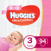 Подгузники Huggies Ultra Comfort 3 (5-9 кг) Giga для девч. 94 шт (5029053543666)