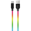 Дата кабель USB 2.0 AM to Type-C 1.0m multicolor ColorWay (CW-CBUC018-MC) зображення 2