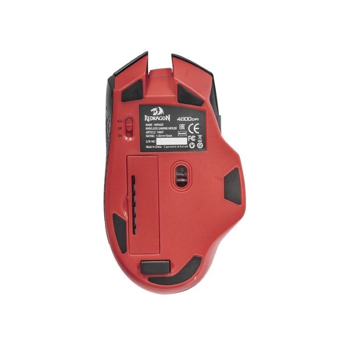Мышка Redragon Mirage IR Wireless Black/Red (74847) изображение 5