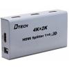 Сплиттер Dtech 4К HDMI 1x4 изображение 3