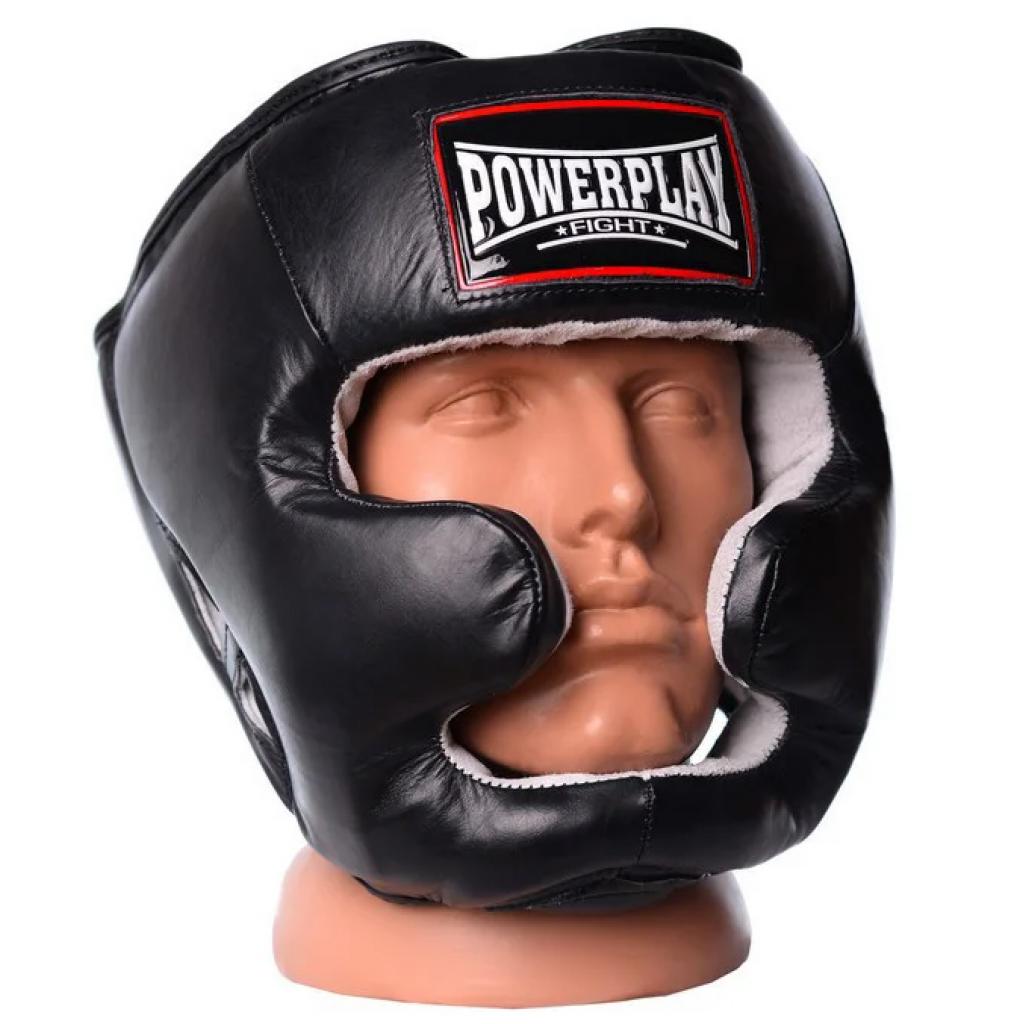 Боксерский шлем PowerPlay 3065 L/XL Black (PP_3065_L/XL_Black) изображение 3