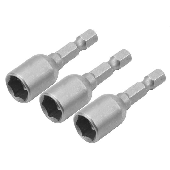 Головка магнитная Tolsen 10 мм 1/4"х48 мм 3 шт (77825)