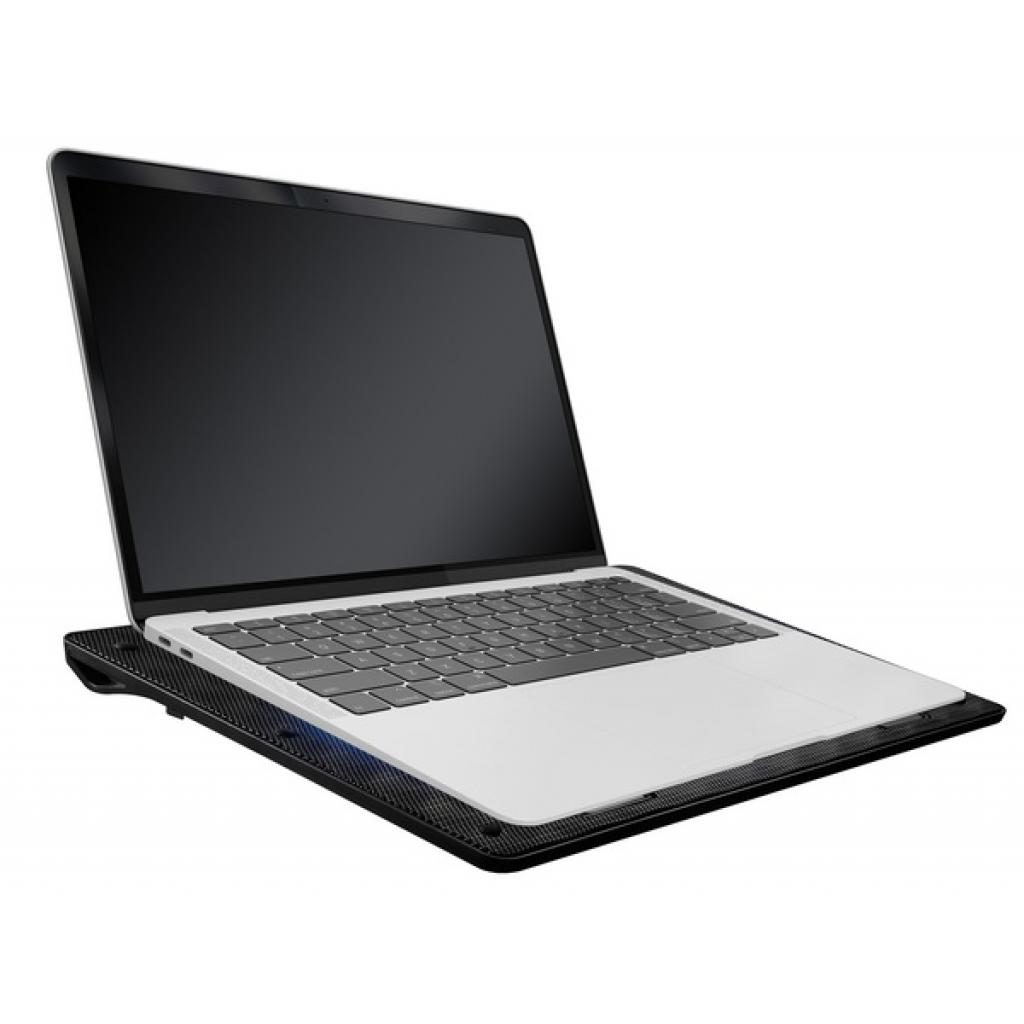 Подставка для ноутбука Omega Laptop COOLING PAD 4 fans BLACK [45424] (OMNCP4FB) изображение 3