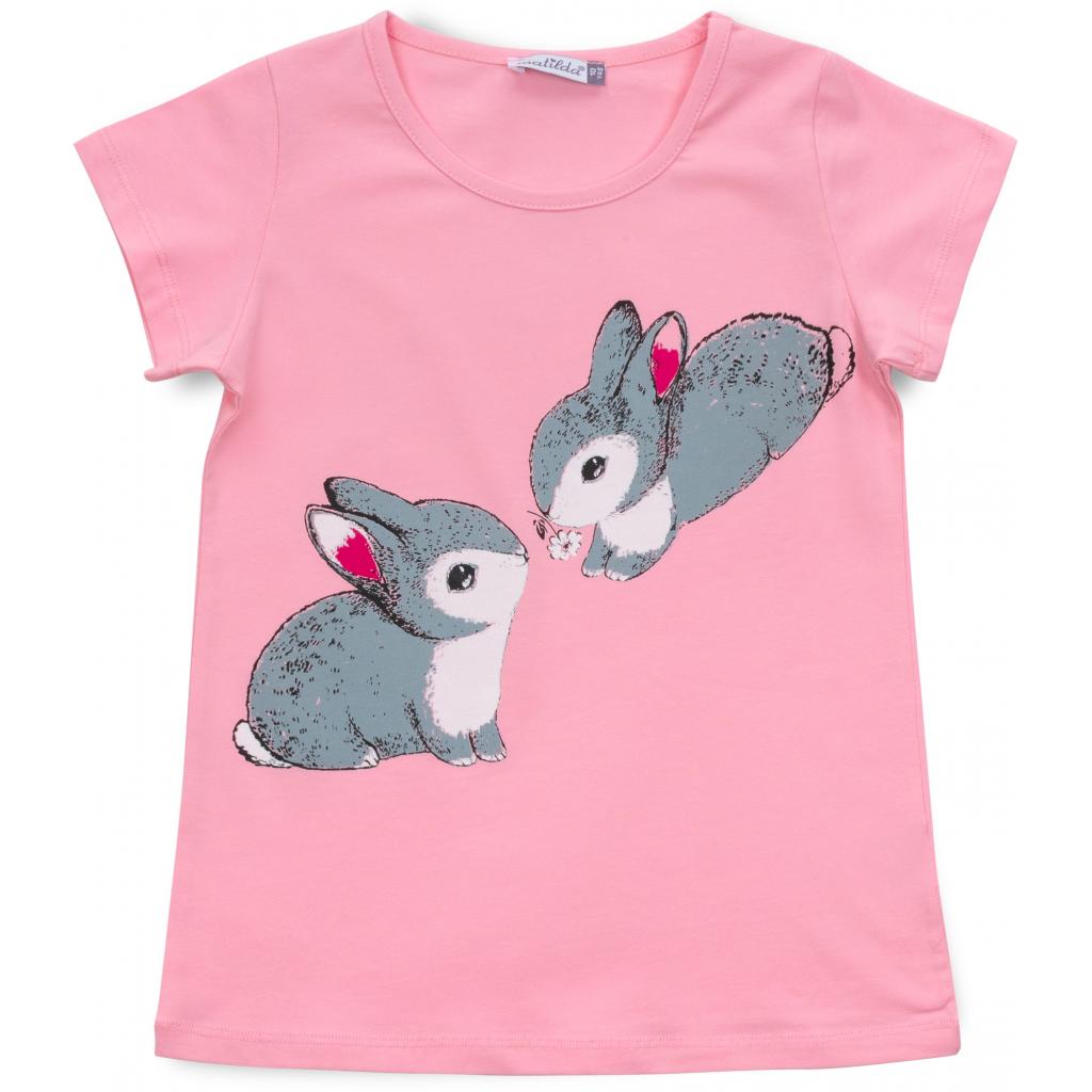 Пижама Matilda с зайчиками (12310-4-140G-pink) изображение 2