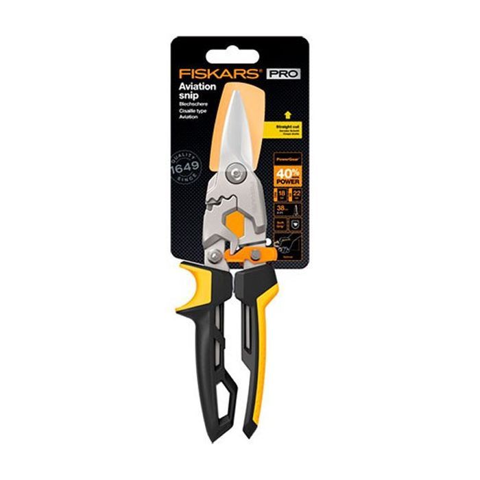 Ножиці по металу Fiskars PowerGear Aviation Snip (1027207) (1027207) зображення 3