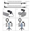 Набор блогера Puluz 4in1 (ring light, mount, phone holder, microphone) (PKT3025L) изображение 5