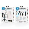 Набор блогера Puluz 4in1 (ring light, mount, phone holder, microphone) (PKT3025L) изображение 9