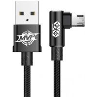 Дата кабель USB 2.0 AM to Micro 5P 2.0m MVP Elbow Black Baseus (CAMMVP-B01)