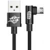 Дата кабель USB 2.0 AM to Micro 5P 2.0m MVP Elbow Black Baseus (CAMMVP-B01)