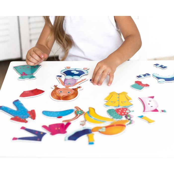 Развивающая игрушка Vladi Toys Магнитная одевалка Соня, укр. (VT3702-07) изображение 4