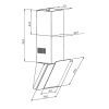 Вытяжка кухонная Pyramida NR-MV 60 E (1000) BL IX изображение 6