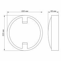 Светильник Videx LED 18W 5000K (VL-BH12R-185-S) изображение 4