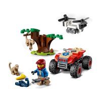 Конструктор LEGO City Спасательный вездеход для зверей 74 деталей (60300) изображение 3