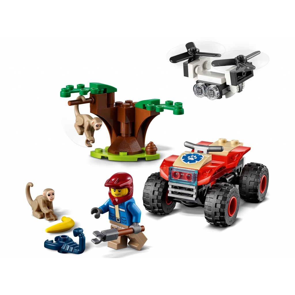 Конструктор LEGO City Рятувальний всюдихід для звірів 74 деталі (60300) зображення 3