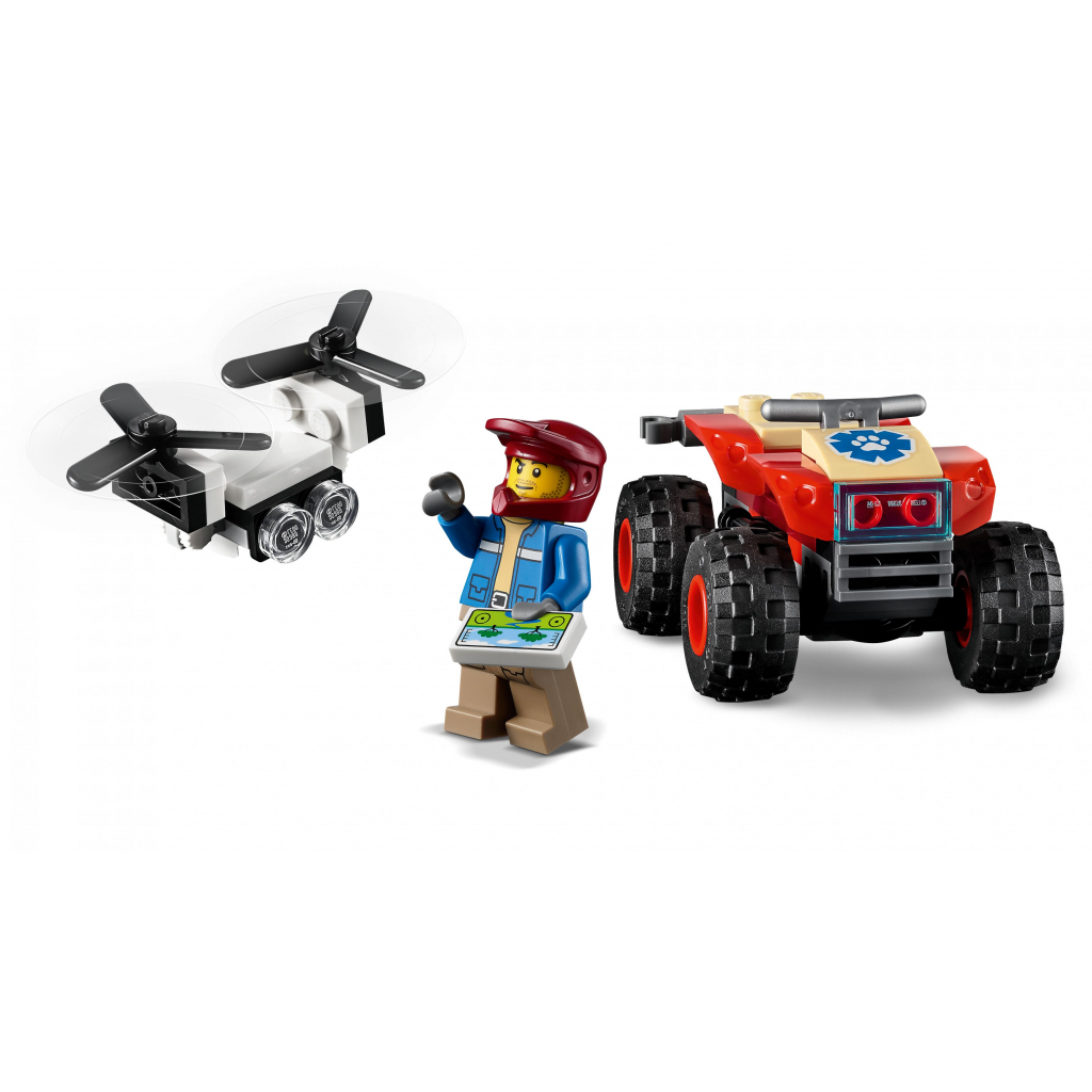 Конструктор LEGO City Рятувальний всюдихід для звірів 74 деталі (60300) зображення 5