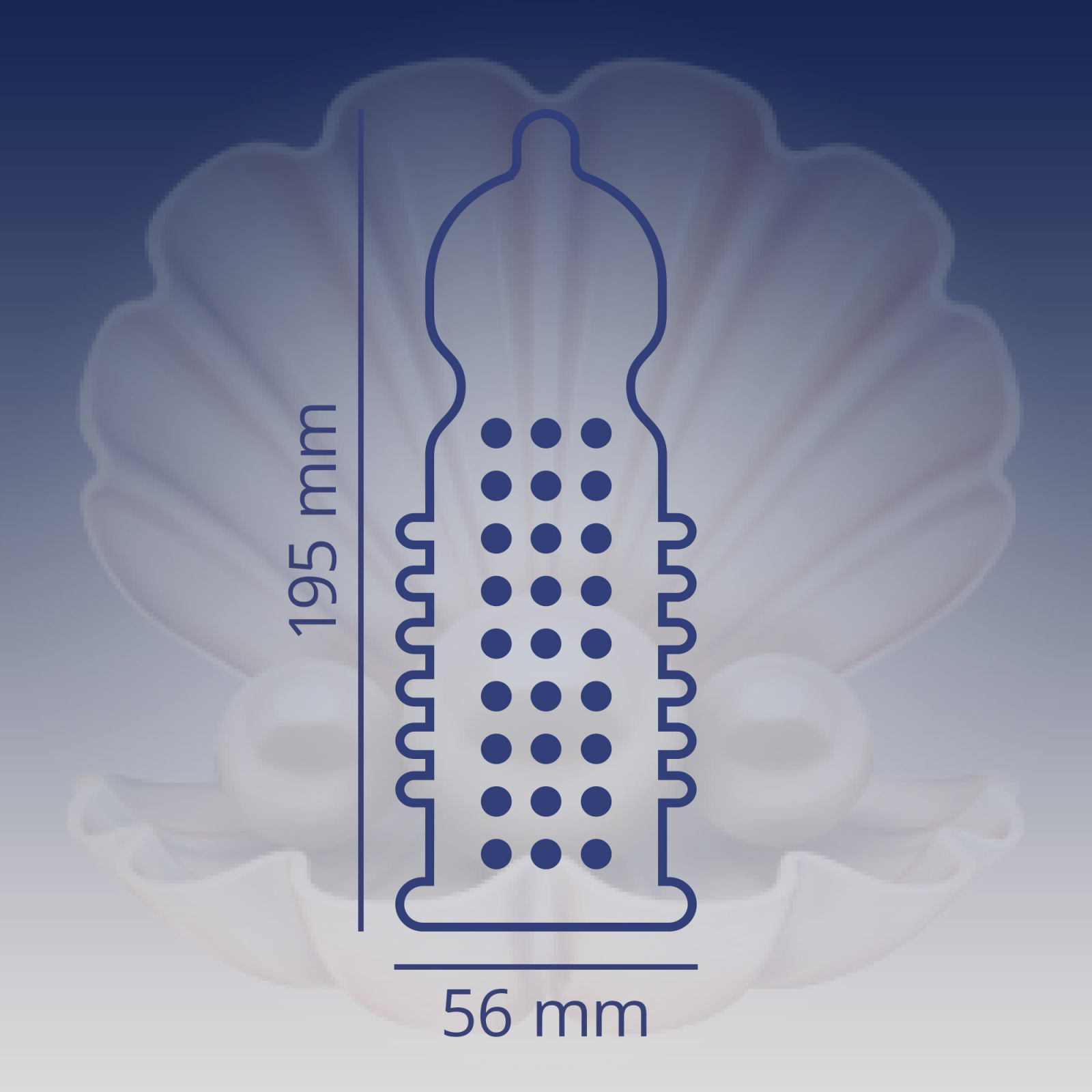 Презервативи Contex Extra Sensation з крупними крапками та ребрами 12 шт. (5052197051506) зображення 4