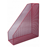 Фото - Лоток для паперів Buromax   вертикальний, металевий, червоний  B (BM.6260-05)