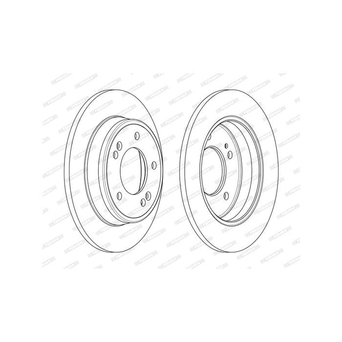 Тормозной диск FERODO DDF2193C