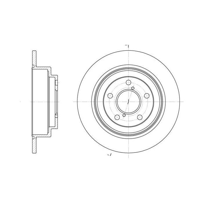 Тормозной диск REMSA 6398.00