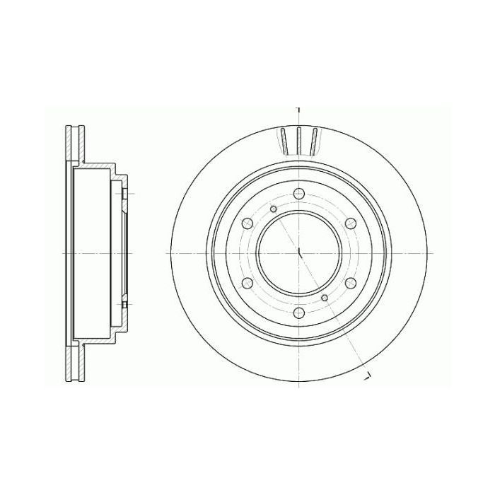 Тормозной диск REMSA 6955.10